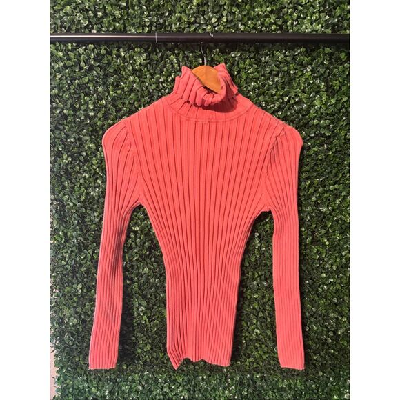 Sundance Legends Turtleneck Sweater Petite Large Pink - Picture 1 of 3